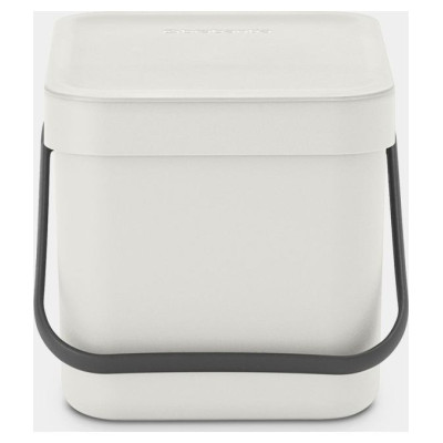 Brabantia aktritumu tvertne Sort & Go, 6L, Light Grey - 213267