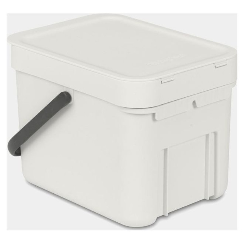 Brabantia aktritumu tvertne Sort & Go, 6L, Light Grey - 213267