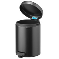 Brabantia atkritumu tvertne ar pedāli NewIcon, 5L, Confident Grey - 233463