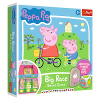 Trefl PEPPA PIG Galda spēle “Lielās sacīkstes”