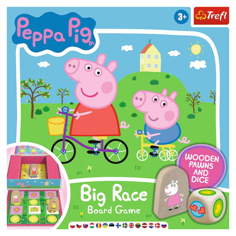Trefl PEPPA PIG Galda spēle &ldquo;Lielās sacīkstes&rdquo;