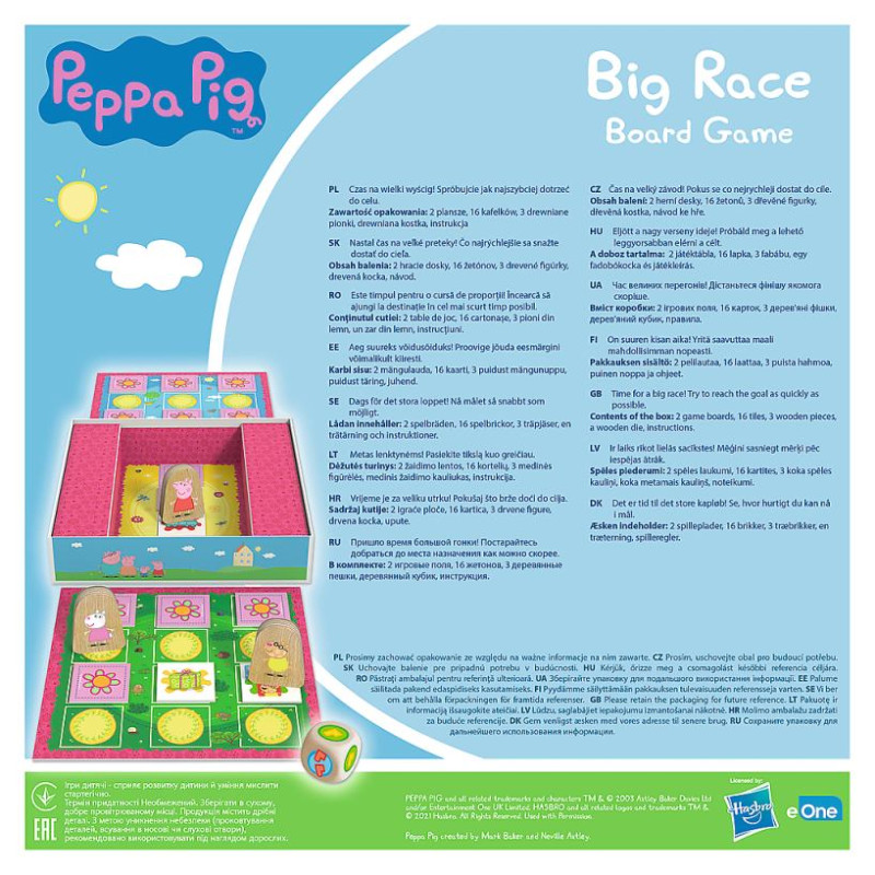 Trefl PEPPA PIG Galda spēle &ldquo;Lielās sacīkstes&rdquo;