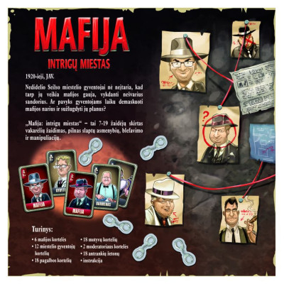 Trefl Мафия настольная игра (на лит. яз.)