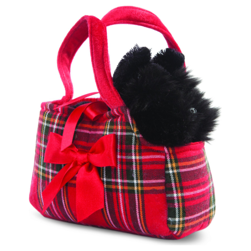 Fancy Pals AURORA Fancy Pals plī&scaron;a rotaļlieta skotu terjers somiņā, 20 cm