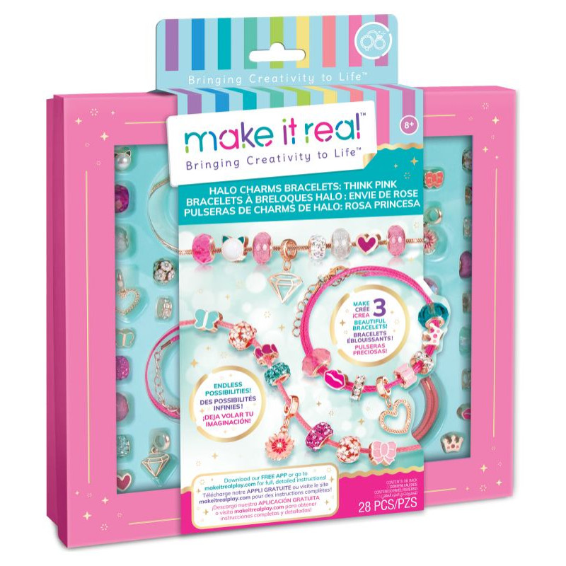 Make It Real Aproču komplekts "Rozā"