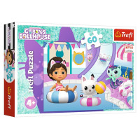 Trefl GABBY´S DOLLHOUSE Mirdzoša puzle Gabby´s Dollhouse, 60 gab.