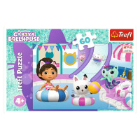 Trefl GABBY´S DOLLHOUSE Mirdzoša puzle Gabby´s Dollhouse, 60 gab.