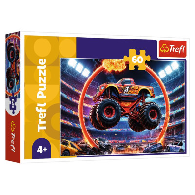 Trefl Puzle Monstru kravas automa&scaron;īna, 60 gab.