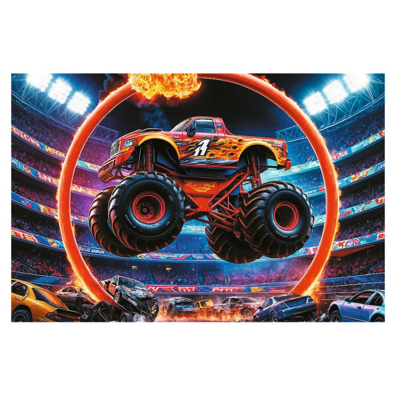 Trefl Puzle Monstru kravas automa&scaron;īna, 60 gab.