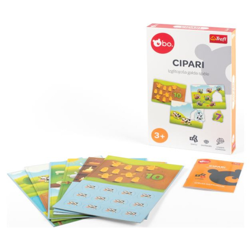 BO. Izglītojo&scaron;ā galda spēle "Cipari" (Latvie&scaron;u val.)