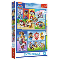 Trefl PAW PATROL Pužļu komplekts, 2x70 gab.