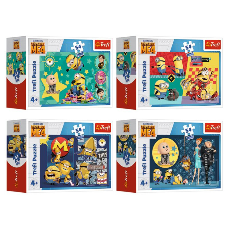 Trefl MINIONS Puzle mini, 54 gab.