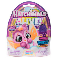 Hatchimals Alive Dzīvnieciņi neona varavīksnes krāsās necaurspīdīgajā iepakojumā