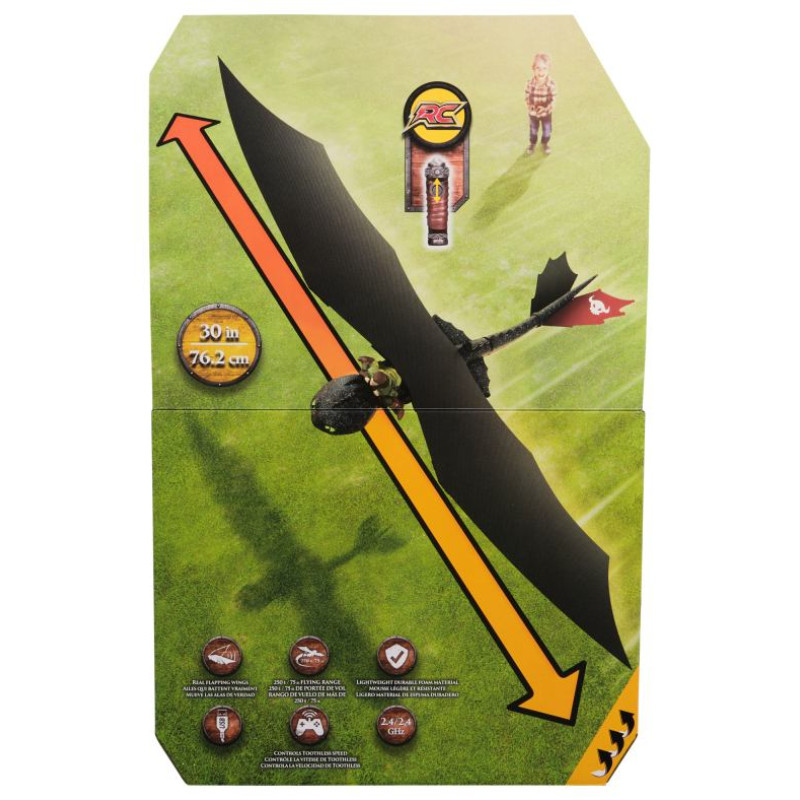 Dragons Interaktīvā figūra lidojo&scaron;s Toothless