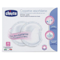 Chicco Antibakteriālie krūštura ieliktņi, 30 gb.