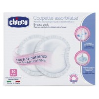 Chicco Antibakteriālie krūštura ieliktņi, 30 gb.