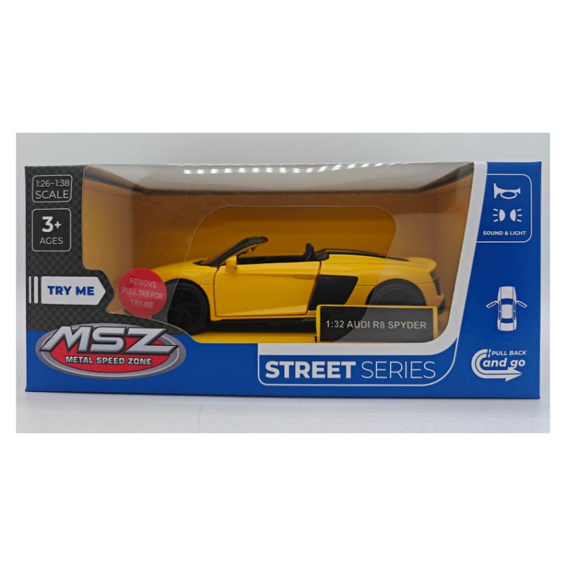 MSZ 1:32 Miniatūrais modelis - Audi R8 Spdyer