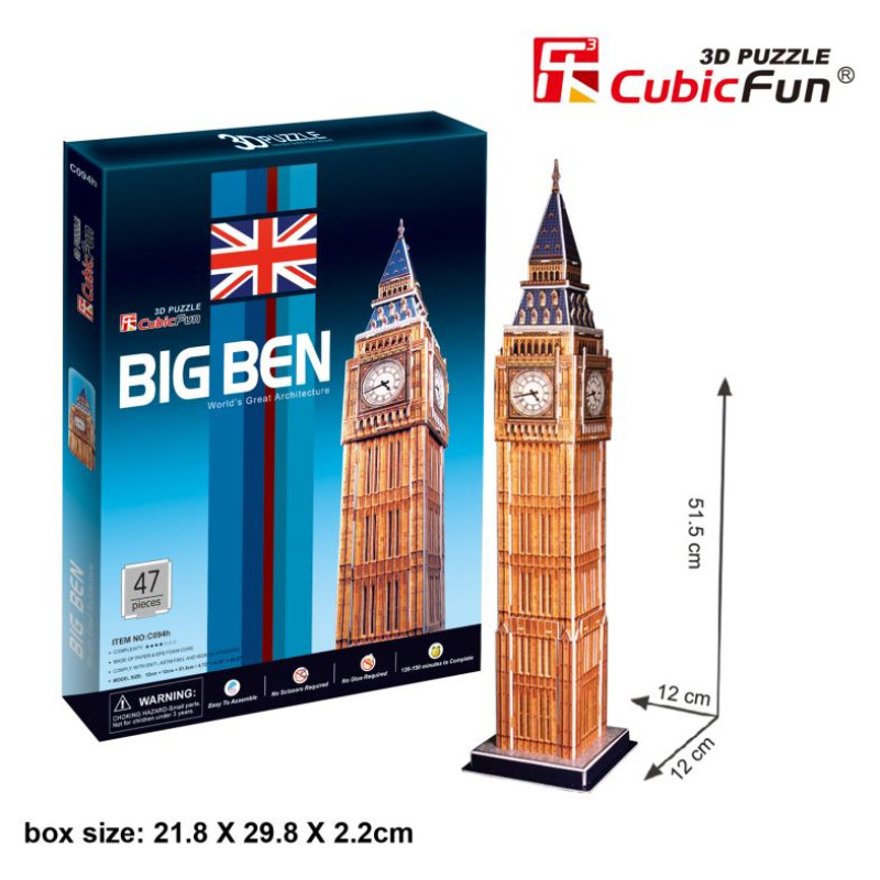 Cubic Fun CUBICFUN 3D puzle Big Ben
