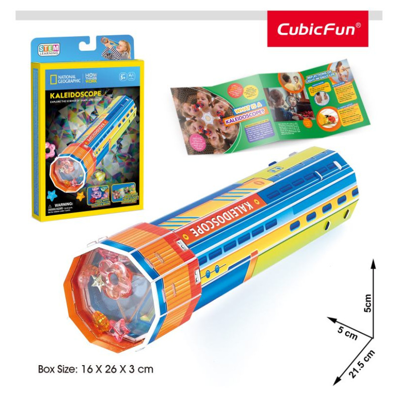 Cubic Fun National Geographic 3D puzle Kaleidoskops