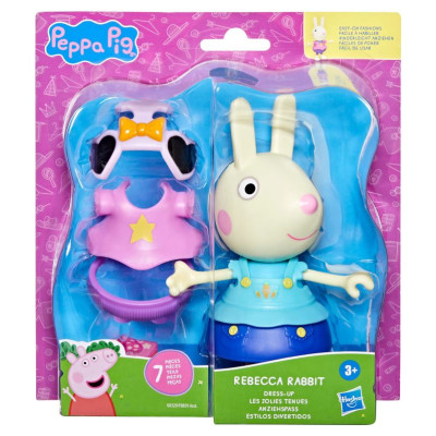 Peppa Pig Rotaļu komplekts Cūciņa Pepa un draugi, pārģērbjama figūriņa, 15 cm
