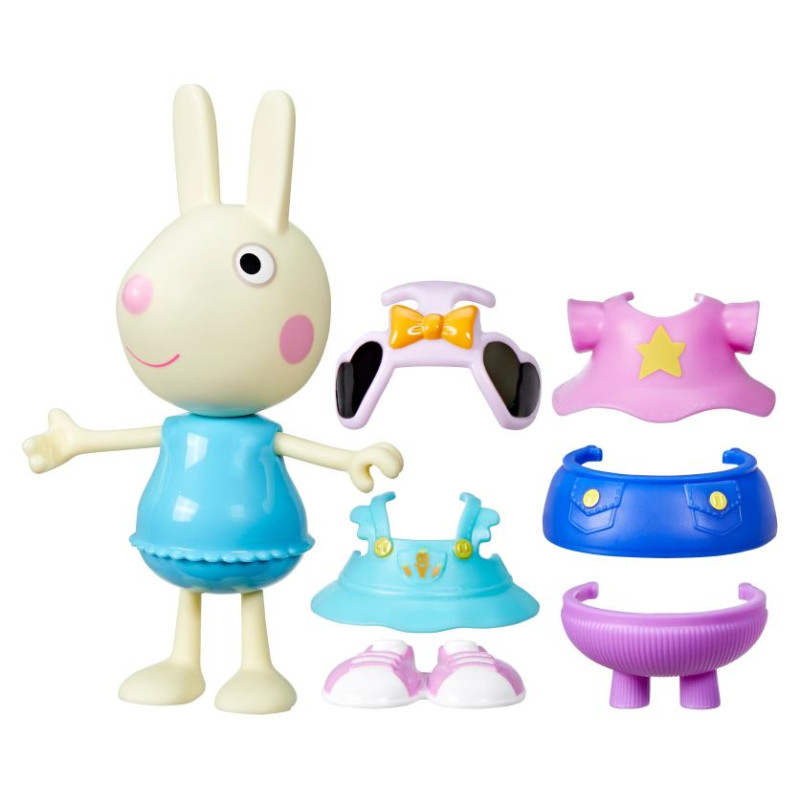 Peppa Pig Rotaļu komplekts Cūciņa Pepa un draugi, pārģērbjama figūriņa, 15 cm