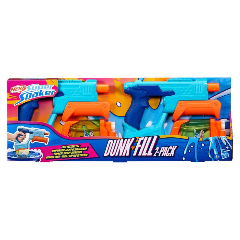 Nerf SUPERSOAKER Ūdens blasteri Dunk-Fill, 2 gab.