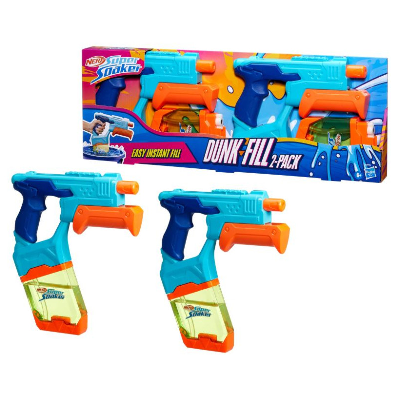 Nerf SUPERSOAKER Ūdens blasteri Dunk-Fill, 2 gab.