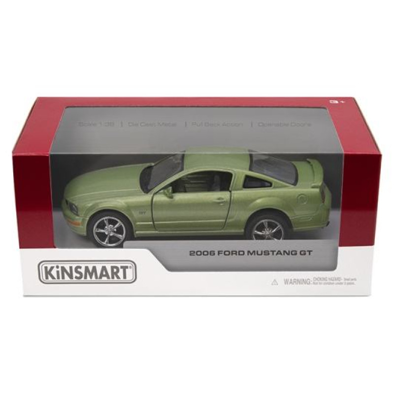 Kinsmart Miniatūrais modelis 2006 Ford Mustang GT, scale 1:36
