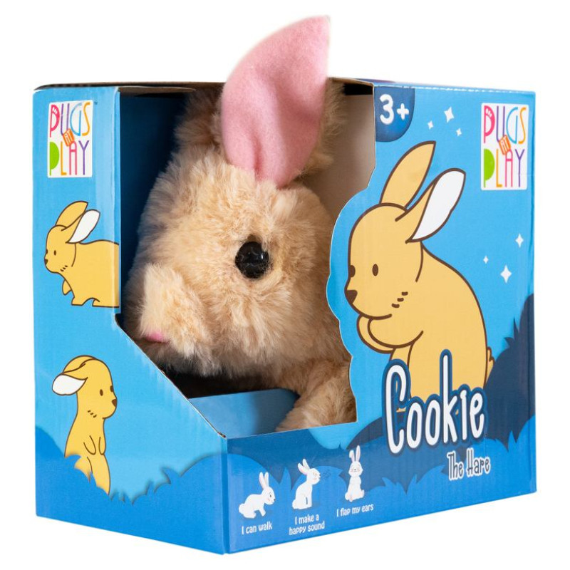 Pugs At Play Lēkājo&scaron;s zaķis "Cookie"