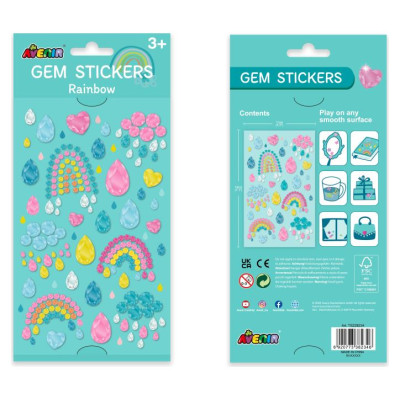 Avenir Dārgakmeņu uzlīmes: Varavīksne