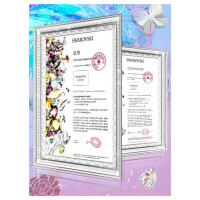 Kingxbar Lucky Series case decorated with original Swarovski crystals iPhone 12 mini transparent (Luck)