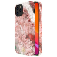 Kingxbar Agate Series case decorated printed Agate iPhone 12 mini red