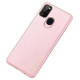 Dux Ducis Yolo elegant case made of soft TPU and PU leather for Samsung Galaxy M30s pink