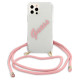 Guess Script Vintage iPhone 12 Pro Max 6.7" Case - Pink