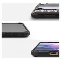 Ringke Fusion X Design durable PC Case with TPU Bumper for Samsung Galaxy S21+ 5G (S21 Plus 5G) black (Ticket band) (XDSG0052)