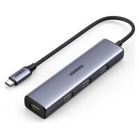 Ugreen HUB USB Type C splitter - 4x USB 3.2 Gen 1 silver (CM473 20841)