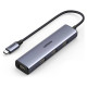 Ugreen HUB USB Type C splitter - 4x USB 3.2 Gen 1 silver (CM473 20841)