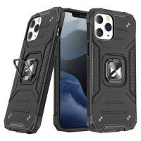 Wozinsky Ring Armor Case Kickstand Tough Rugged Cover for iPhone 13 Pro black