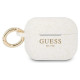 Guess GUAPSGGEH AirPods Pro cover white/white Silicone Glitter