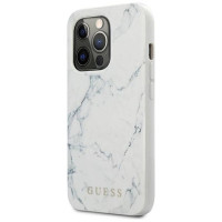 Guess Marble Case for iPhone 13 Pro / 13 - White