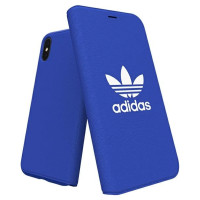 Adidas Booklet Case Canvas iPhone X/Xs blue/niebieski 30279