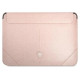 Guess Saffiano Triangle Logo case for a 14" laptop - pink