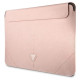 Guess Saffiano Triangle Logo case for a 14" laptop - pink