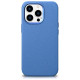 Icarer Litchi Premium Leather Case iPhone 14 Pro Magnetic Leather Case with MagSafe Light Blue (WMI14220710-LB)