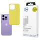 3Mk Protection Case for iPhone 14 Pro from the 3mk Matt Case series - lime green