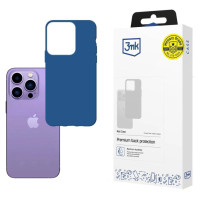 3Mk Protection Case for iPhone 14 Pro Max from the 3mk Matt Case series - blue
