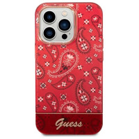 Guess GUHCP14LHGBNHR iPhone 14 Pro 6.1" red/red hardcase Bandana Paisley
