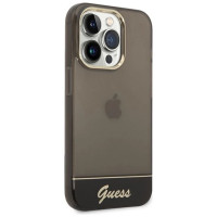 Guess GUHCP14LHGCOK iPhone 14 Pro 6.1 "black / black hardcase Translucent