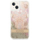 Guess GUHCP14MLFLSD iPhone 14 Plus 6.7" gold/gold hardcase Paisley Liquid Glitter