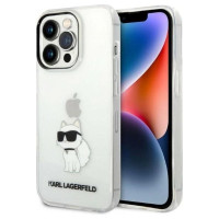 Karl Lagerfeld Ikonik Choupette case for iPhone 14 Pro - transparent